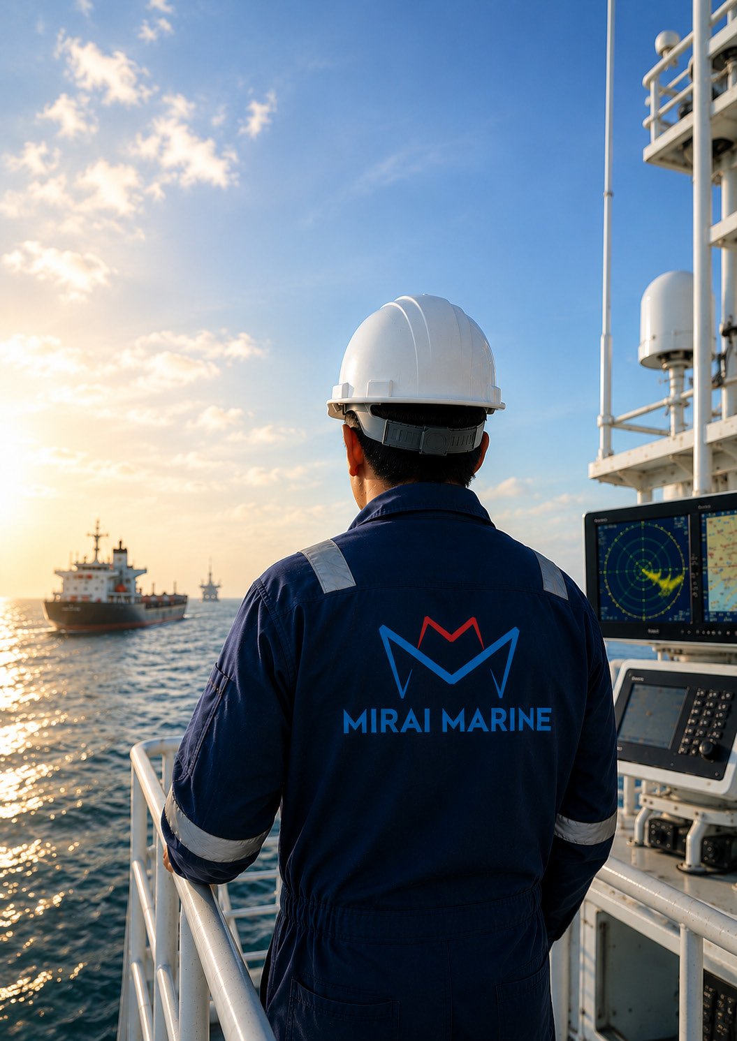 Mirai Marine engineer aboard a vessel