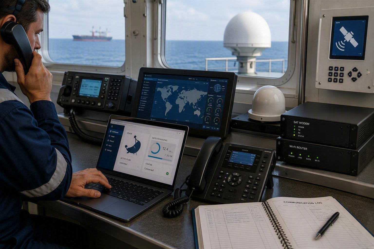 Satellite Communication & Airtime (Inmarsat, etc.)
